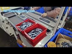 Aimant permanent en ferrite à coercivité intrinsèque élevée avec force magnétique élevée