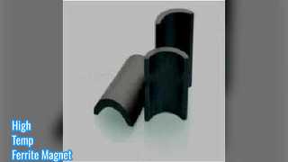 Résistance à hautes températures d'aimant de ferrite frittée