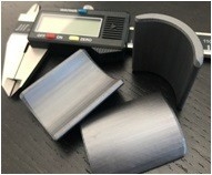 Moteur adapté aux besoins du client d'ajustement d'automobile de strontium d'aimants de ferrite d'arc de régulateur de Seat