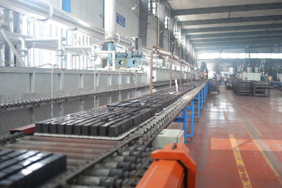 Charbon de bois coloré Gray Anti Corrosion Coating d'aimants de segment de ferrite